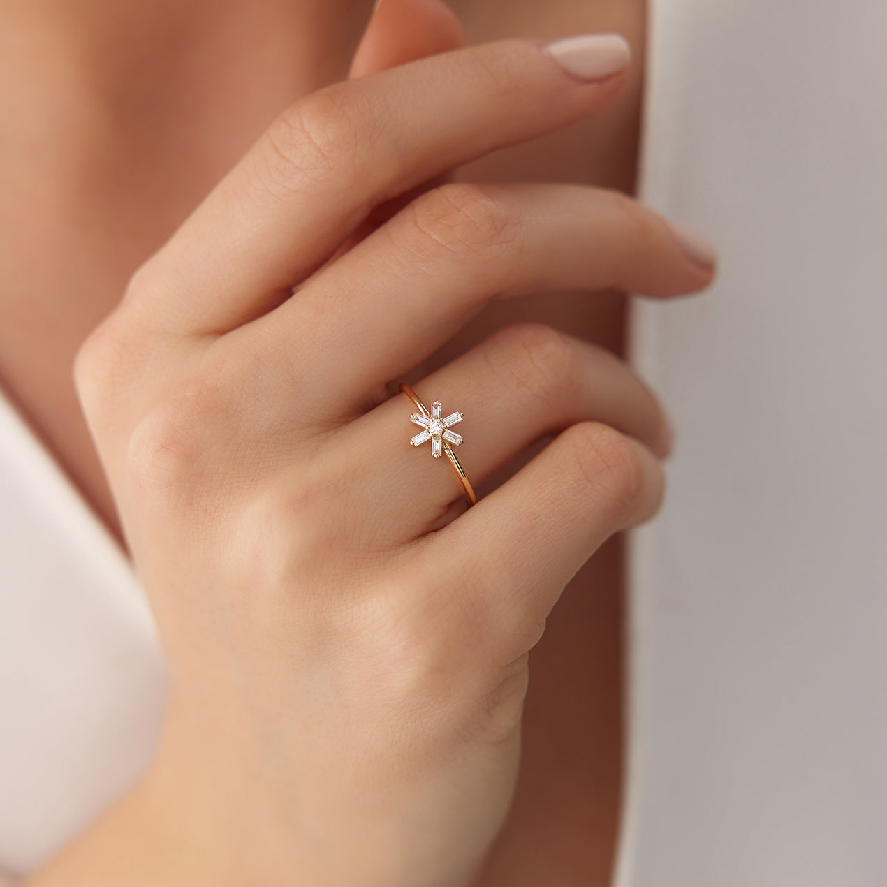 Vedika Silver Ring for Women