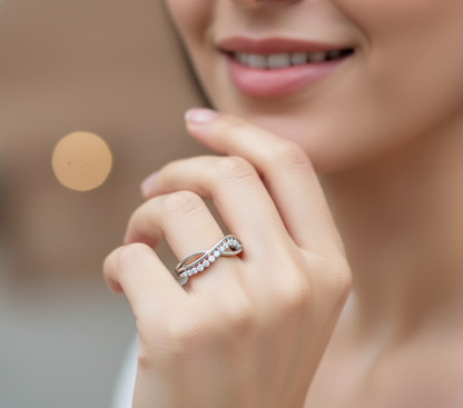 Trisha Silver Ring for Women