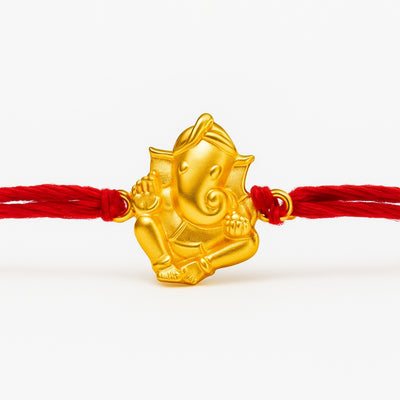 SO Ganeshji Silver Rakhi