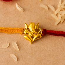 Load image into Gallery viewer, BE Ganeshji Silver Rakhi