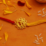 F- OM Silver Rakhi