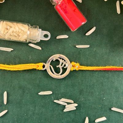 S- OM Silver Rakhi 