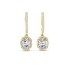 Shatarupa Silver Moissanite Dangler Earring for Her