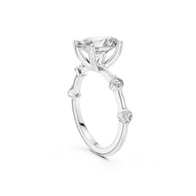 Load image into Gallery viewer, Diamond ring with a white background