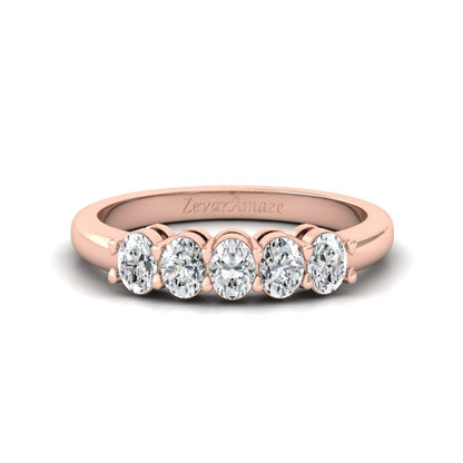 Oval Eternity Band
