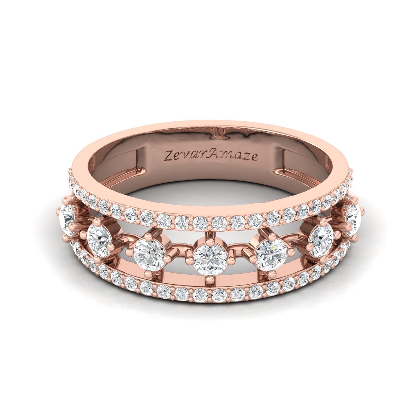 Zevar Amaze Rose Gold Ring for Her