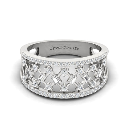Zevar Amaze Silver Ring for Her