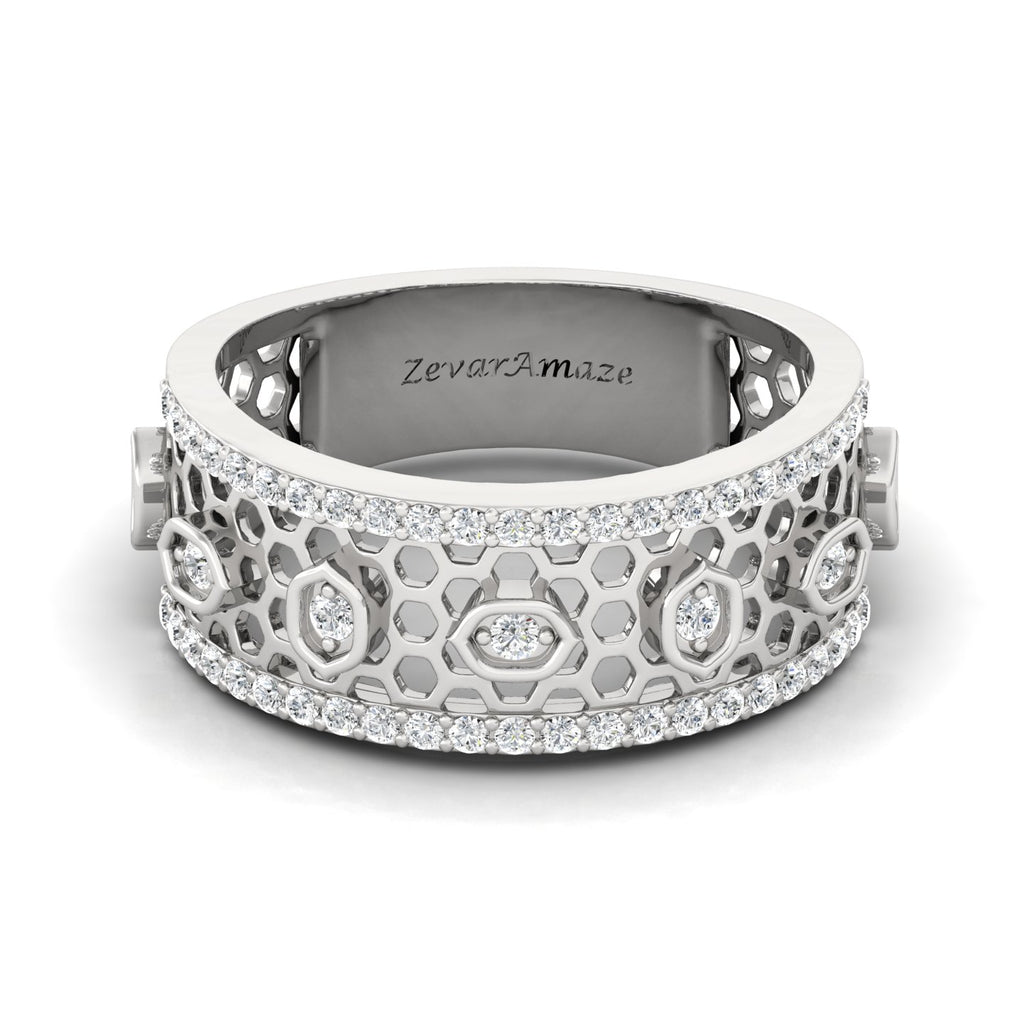 Zevar Amaze Silver Ring for Her