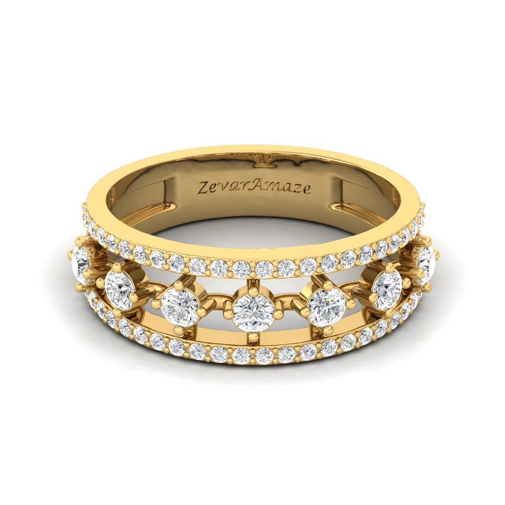 Zevar Amaze  Gold Ring for Women