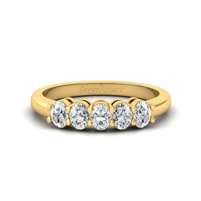 Oval Eternity Band