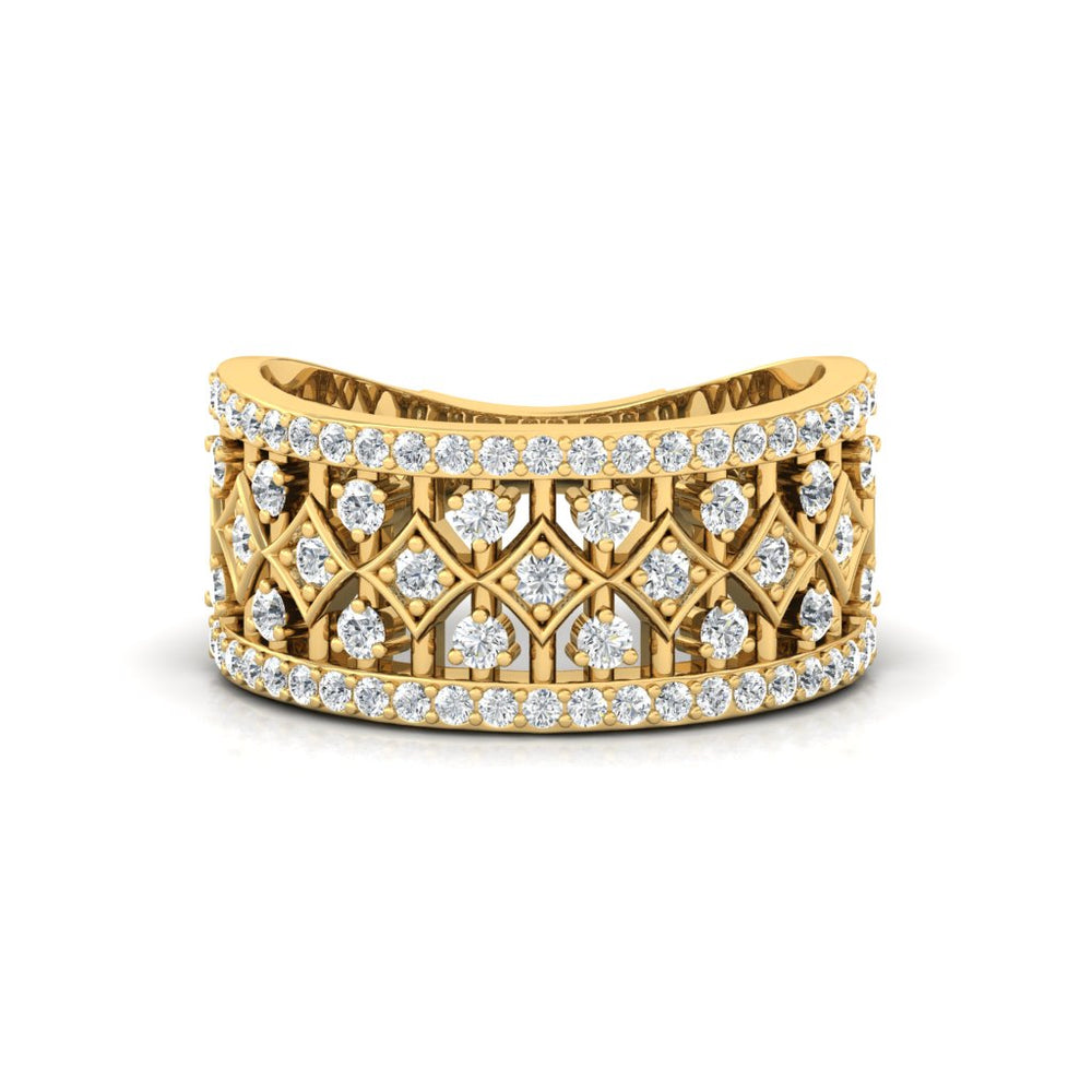 Classic Forever Band, Fully Circle of Diamonds, 925 Silver Band |  Affordable Wedding Rings For Women Online under $500 by Margalit –  MargalitRings