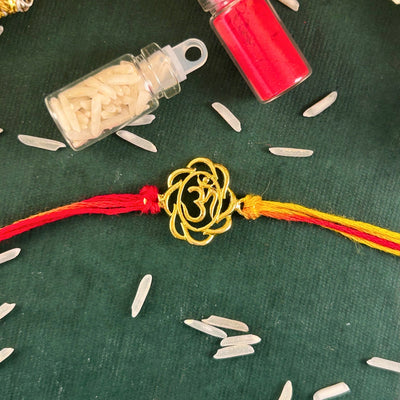 OM Silver Rakhi