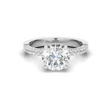 Load image into Gallery viewer, Moissanite Solitaire Sterling Silver Ring