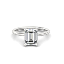 Load image into Gallery viewer, 2CT Emerald Cut Solitaire Ring