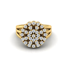 Load image into Gallery viewer, Creative Image of Moissanite Aarya Ring - Yellow Gold