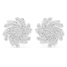 Load image into Gallery viewer, Tara Silver Moissanite diamond Earring for Her silver finish earing

