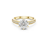 The Forever Spark Ring  1ct Moissanite  Diamond Anniversary Ring for Her