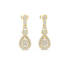 Veda Silver Moissanite Dangler Earring for Her