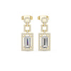 Yamini Silver Moissanite Dangler Earring for Her