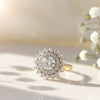Gatha Diamond Silver Ring for Her