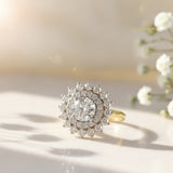 Gatha Diamond Silver Ring for Her