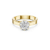 Zenith Solitaire 01 ct Moissanite Diamond Ring for her