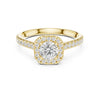 Zoya Moissanite Diamond Ring for her