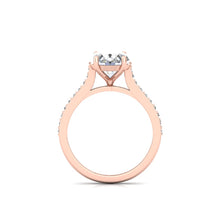 Load image into Gallery viewer, Oval Cz Solitaire Ring