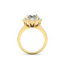 Load image into Gallery viewer, SIde View of Yellow Gold Ring