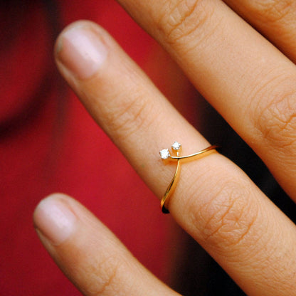 Manvi Silver Ring for Women