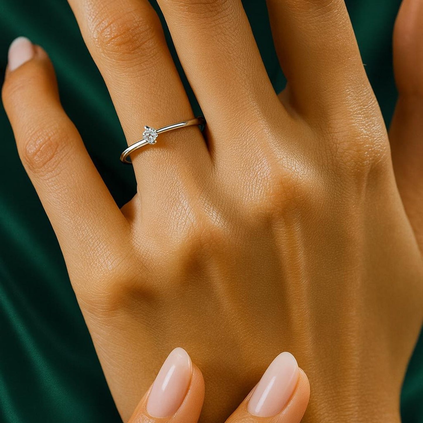 Padma Silver Ring for Women