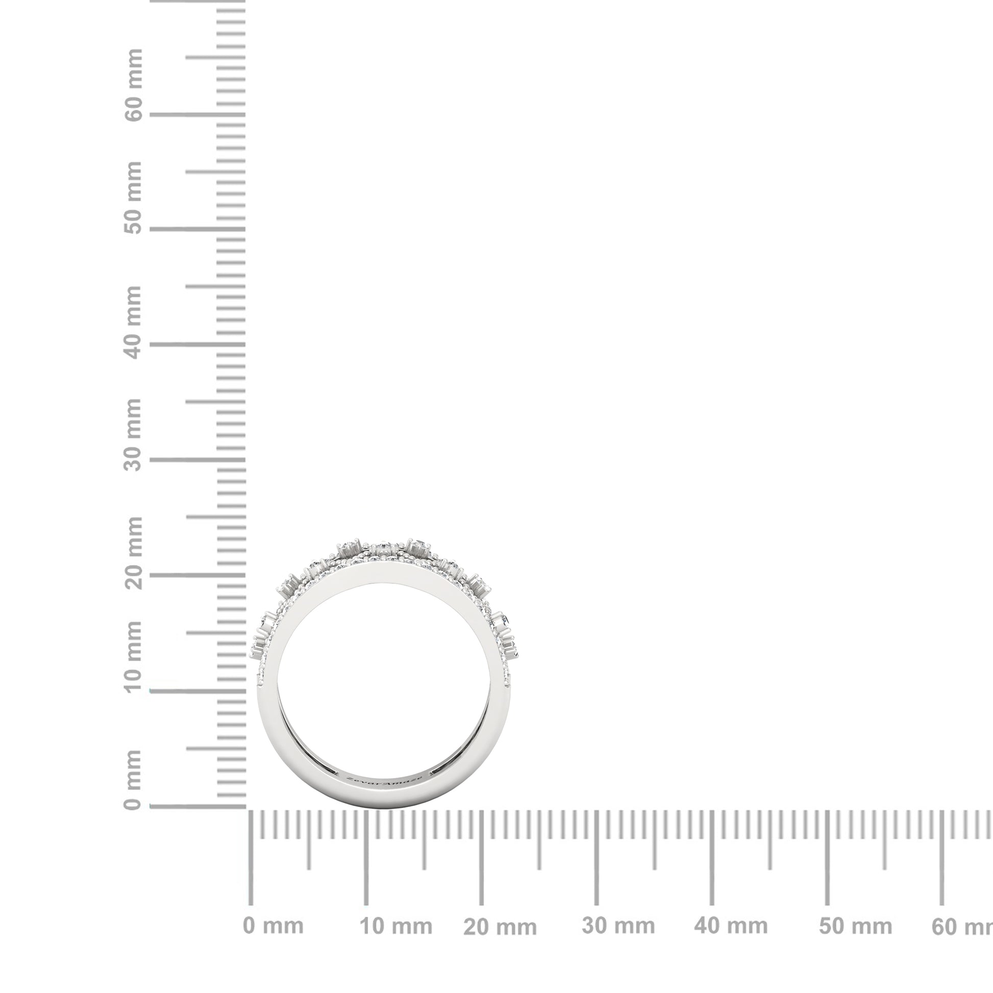 Dimension of Silver ring for girl