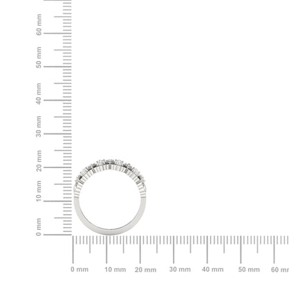 Silver ring Dimension on Scale  - Zevar Amaze Jewellery