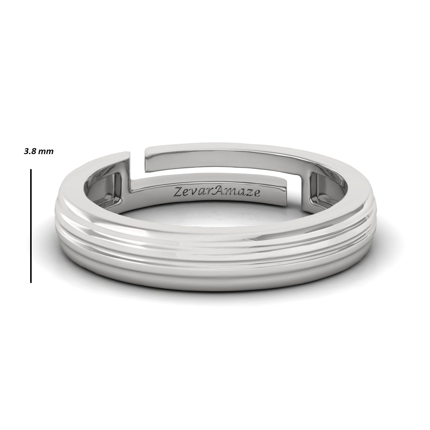 Gents Silver Ring Dimension