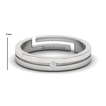 Dimension of Gents Silver Ring