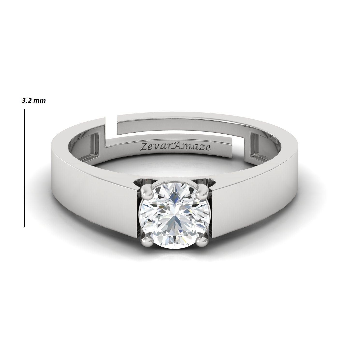 Gents Ring with Dimension