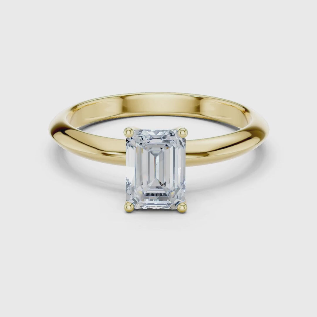 3 tone moissanite diamond ring for her