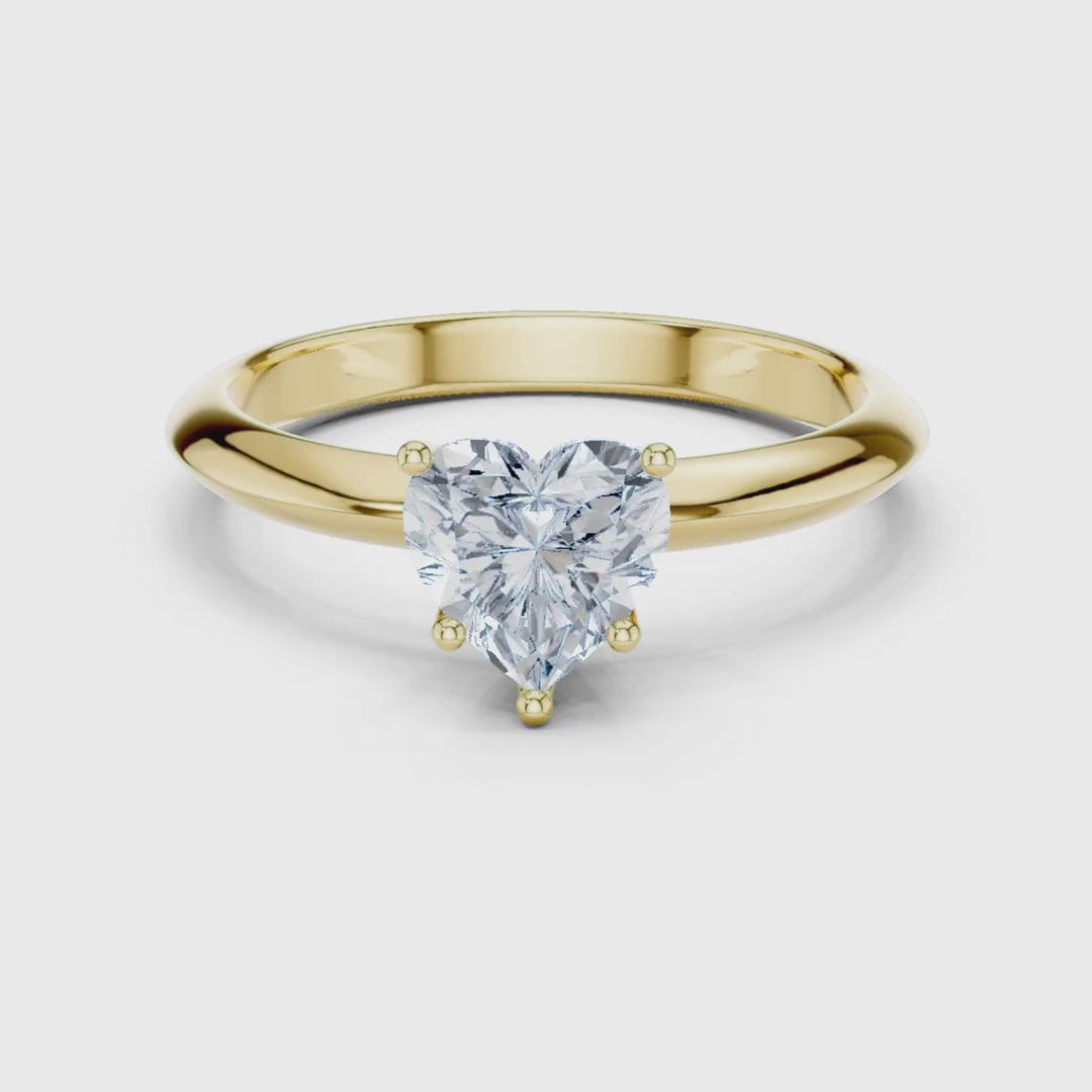 3 tone moissanite diamond ring for her