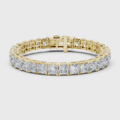 3 Tone Moissanite Diamond Bracelet For Her