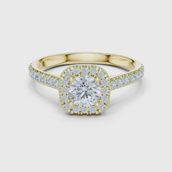 3 tone moissanite diamond ring for her