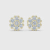 3 Tone Moissanite Diamond Earing Fe Her