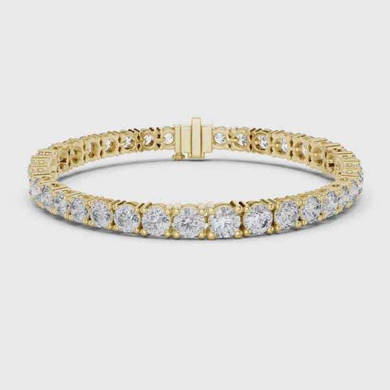 3 Tone Moissanite Diamond Bracelet For Her