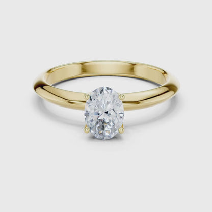 3 tone moissanite diamond ring for her