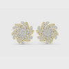 3 Tone Moissanite Diamond Earing For Her