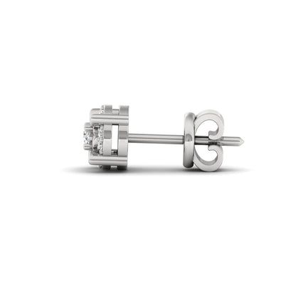 Round earring -side profile