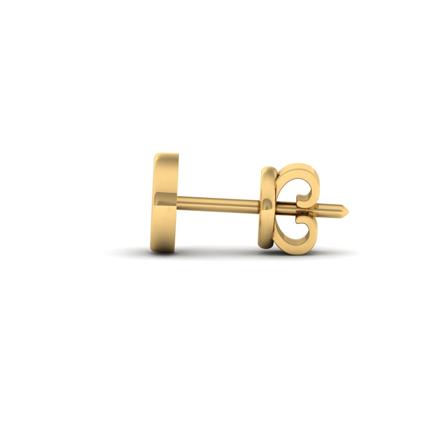 Side View -Yellow Thunder Earring