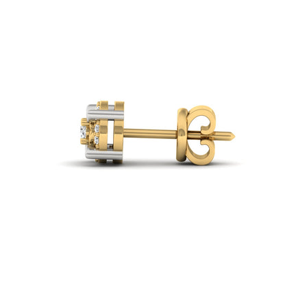 Round earring -side profile