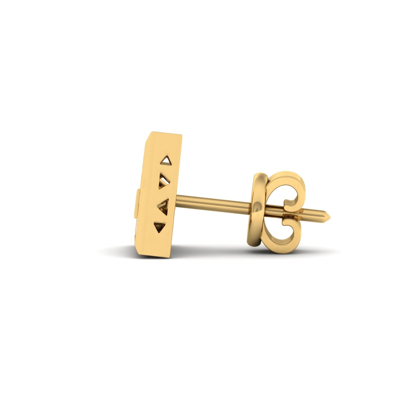 Triangle Silver earring