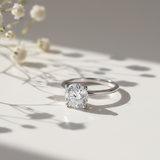 Fedora Diamond Silver Ring for Women