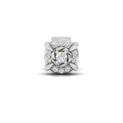 Silver earring - Front Profile